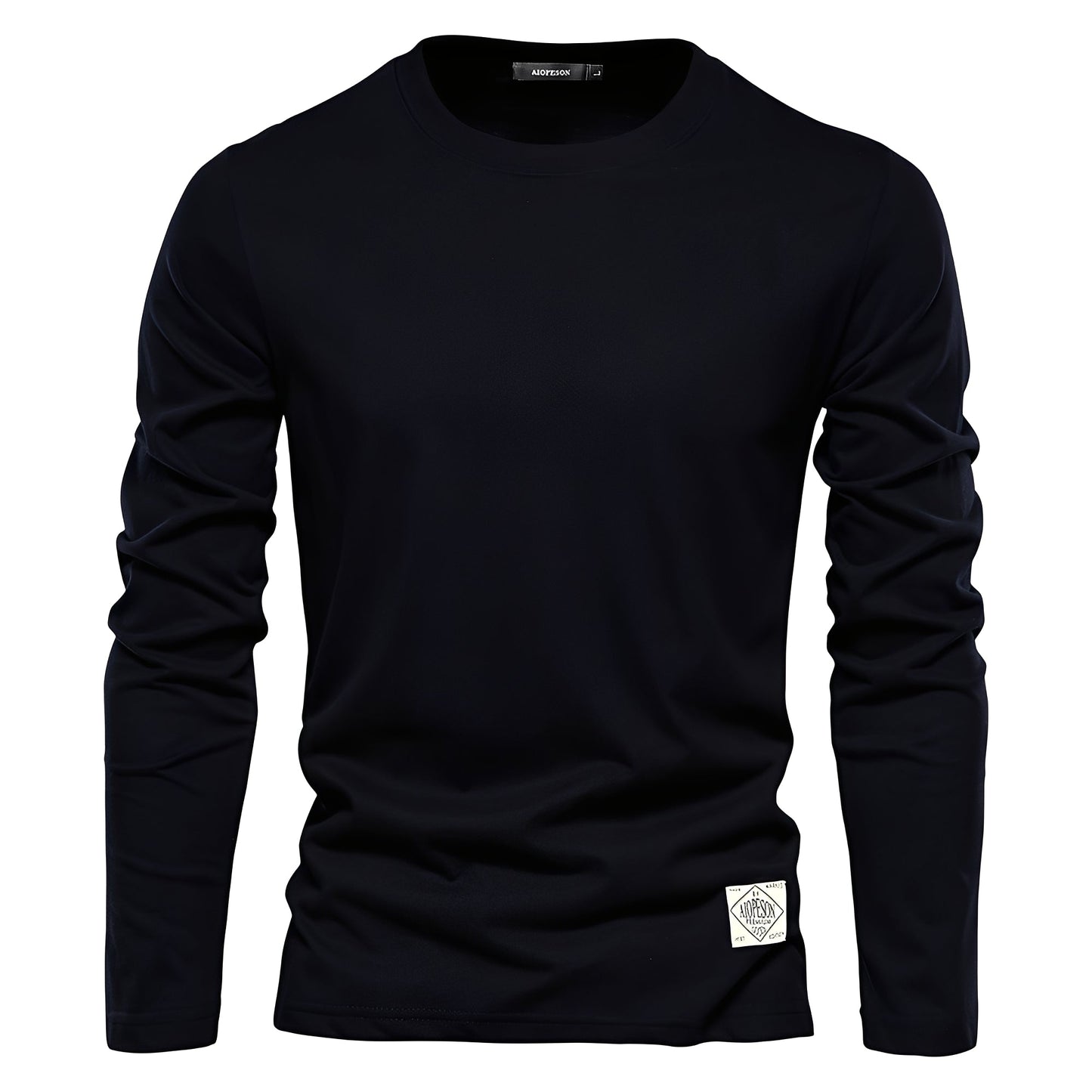 Lambert - Camisa de manga larga sencilla y casual para hombres