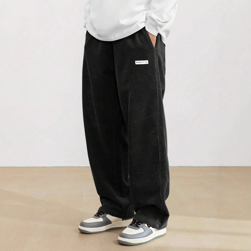 Kenrick - Pantalón de pana recto para hombre