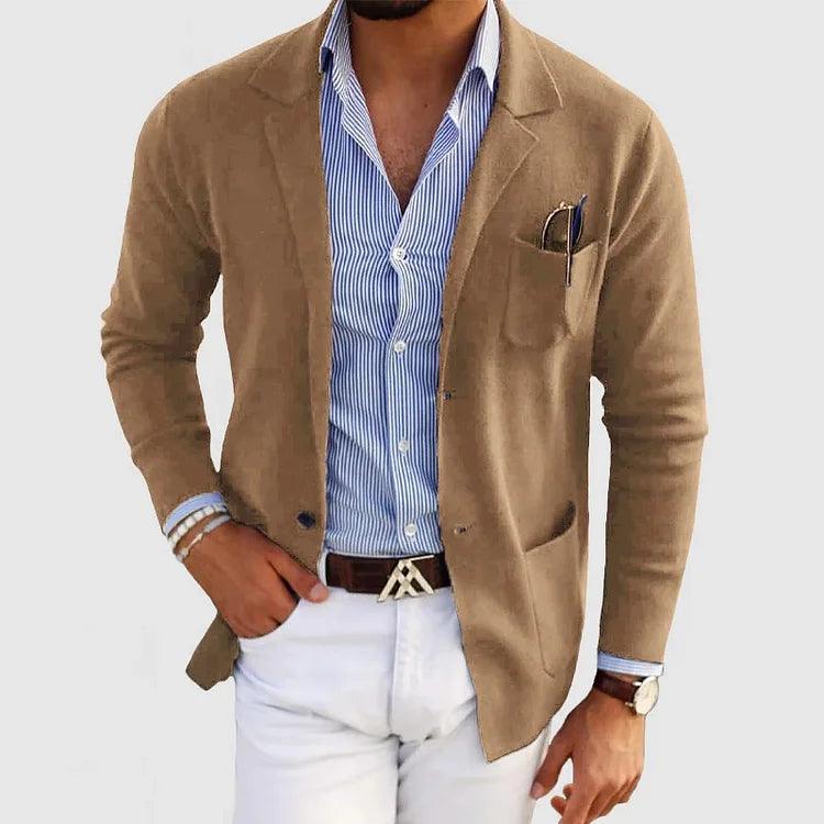 Noah – Elegante Blazer con Bolsillos para Hombres