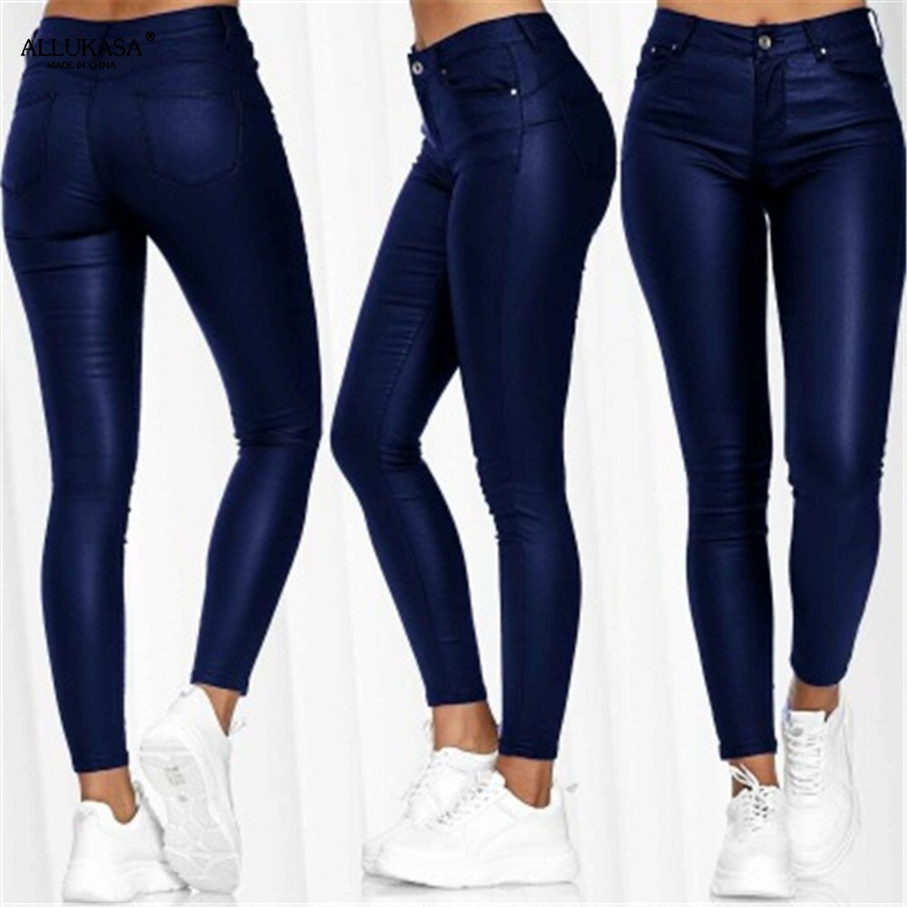 Dina – Pantalones de Cuero Flexibles