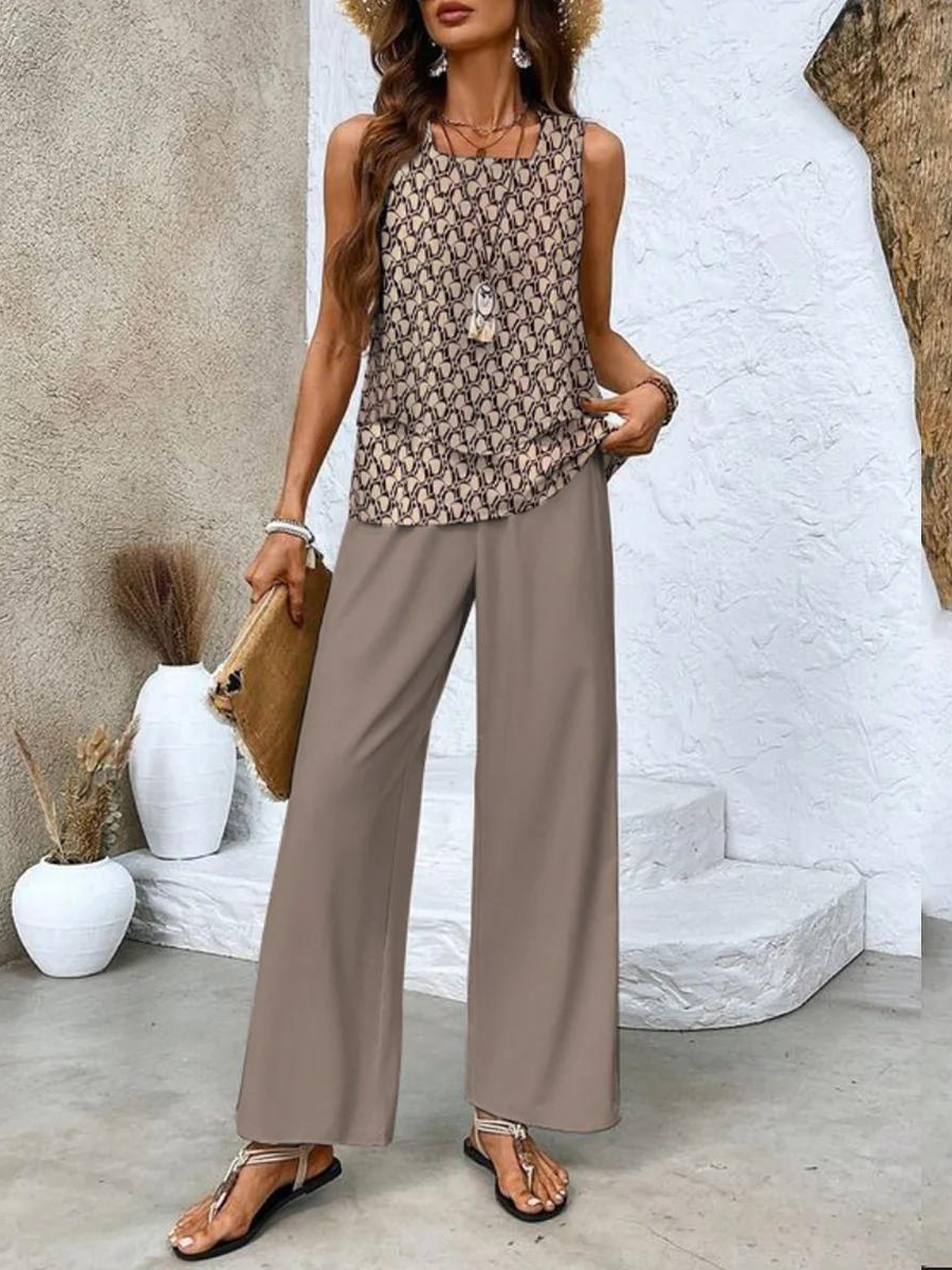 Livia – Conjunto sin mangas con pantalones