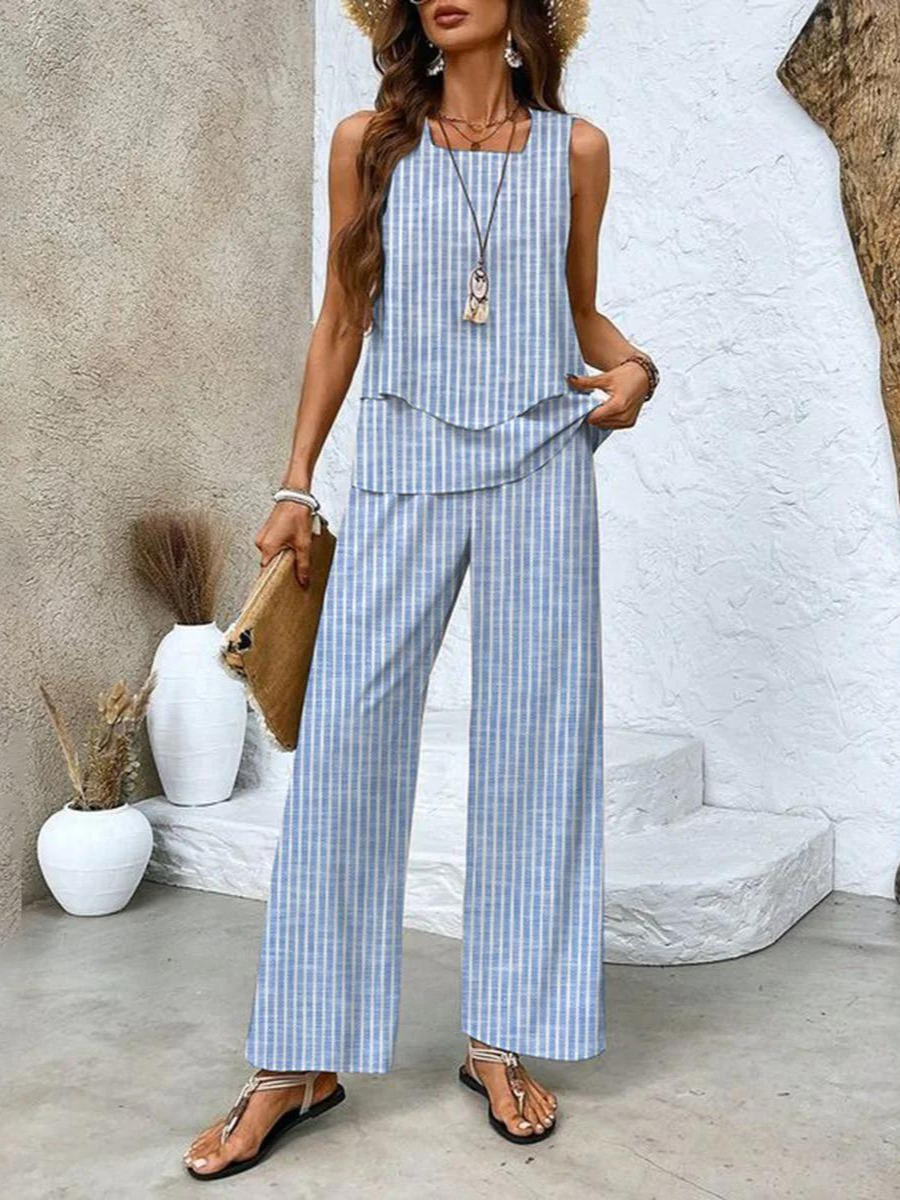 Livia – Conjunto sin mangas con pantalones