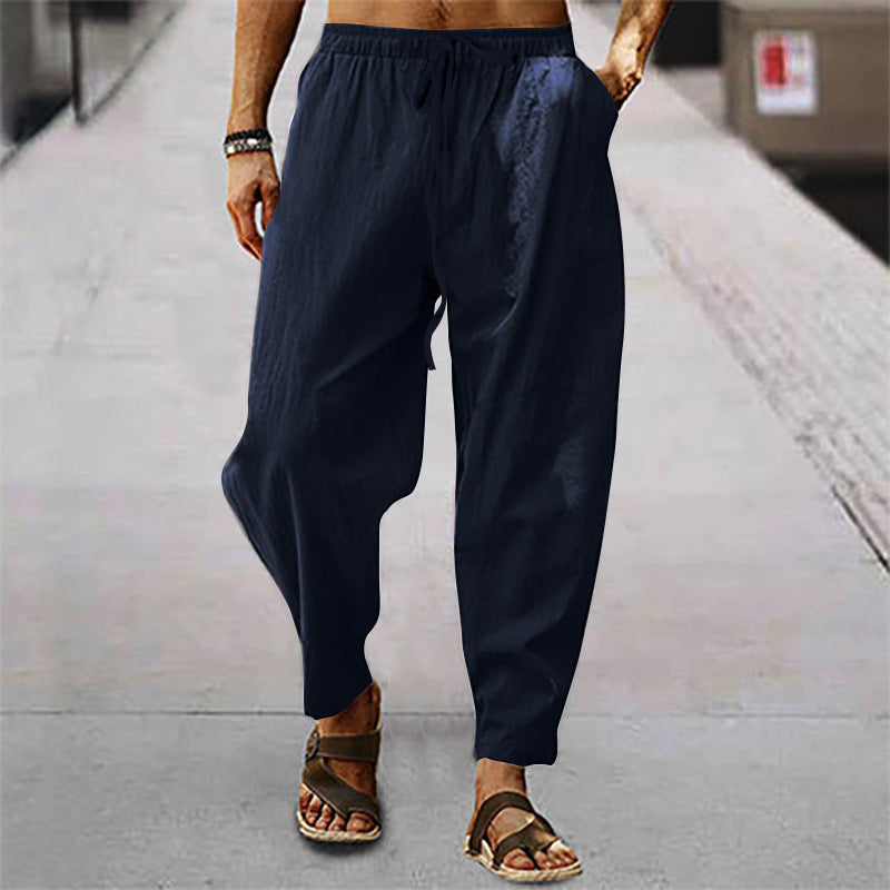 Titus – Ligero Pantalón de Playa de Algodón-Lino