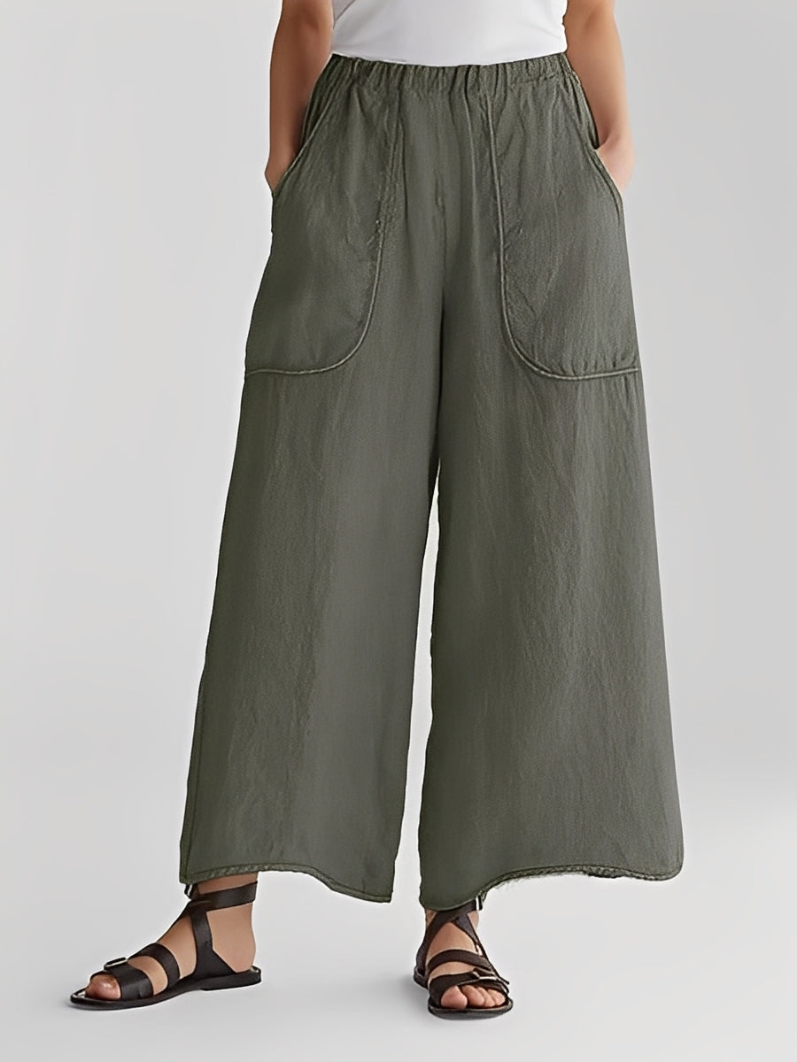 Marley - Pantalón ancho casual para mujeres