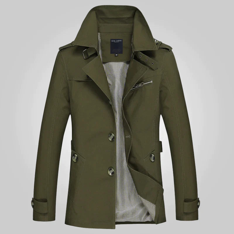 Ambrose – Trench atemporal y elegante