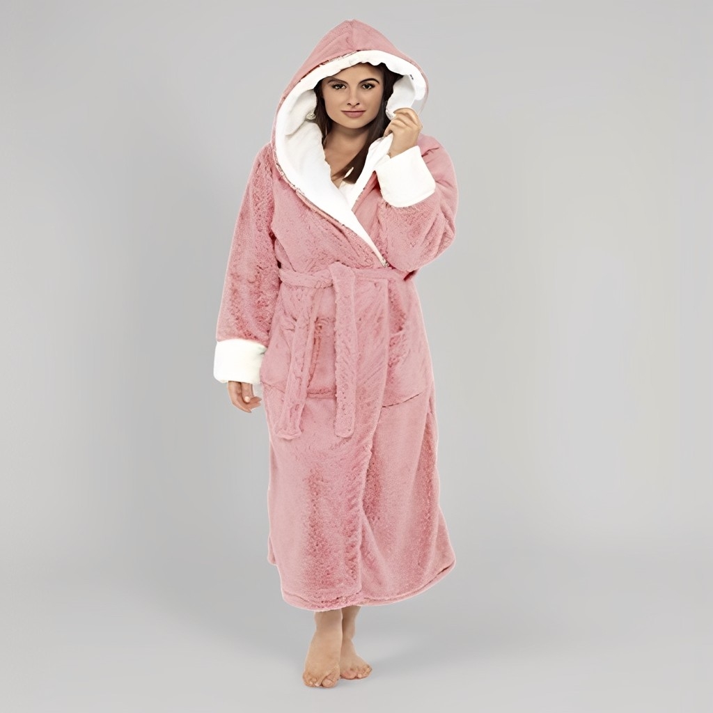 Aleta - Bata larga cómoda para mujeres