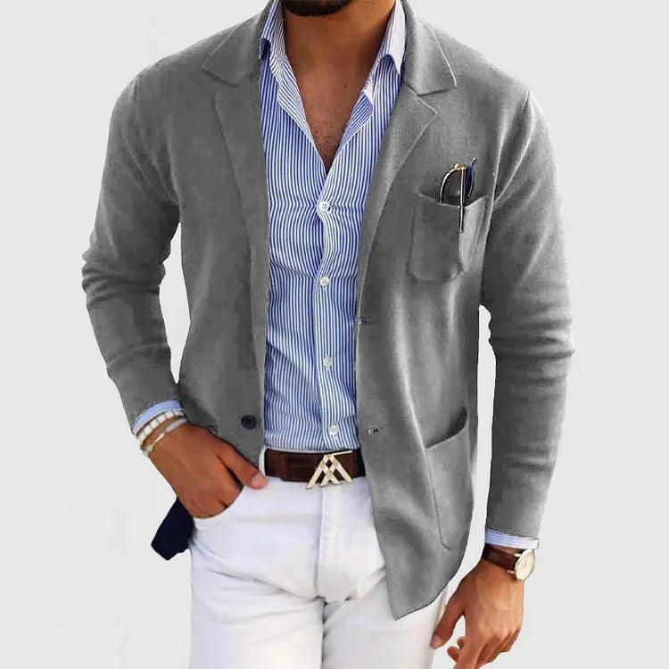 Noah – Elegante Blazer con Bolsillos para Hombres