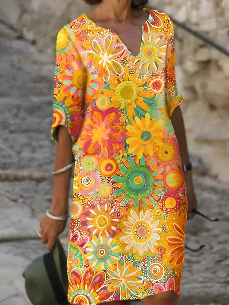 Florine – Vestido de flores para mujeres