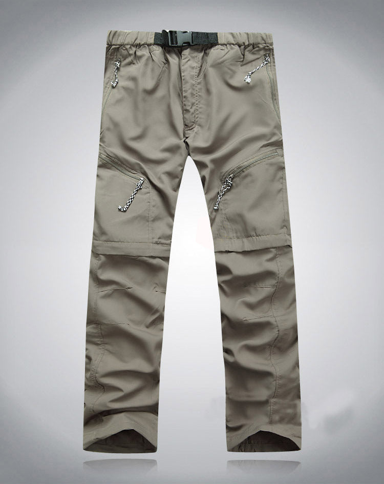 Derryl - Pantalón práctico con cremallera desmontable para hombres