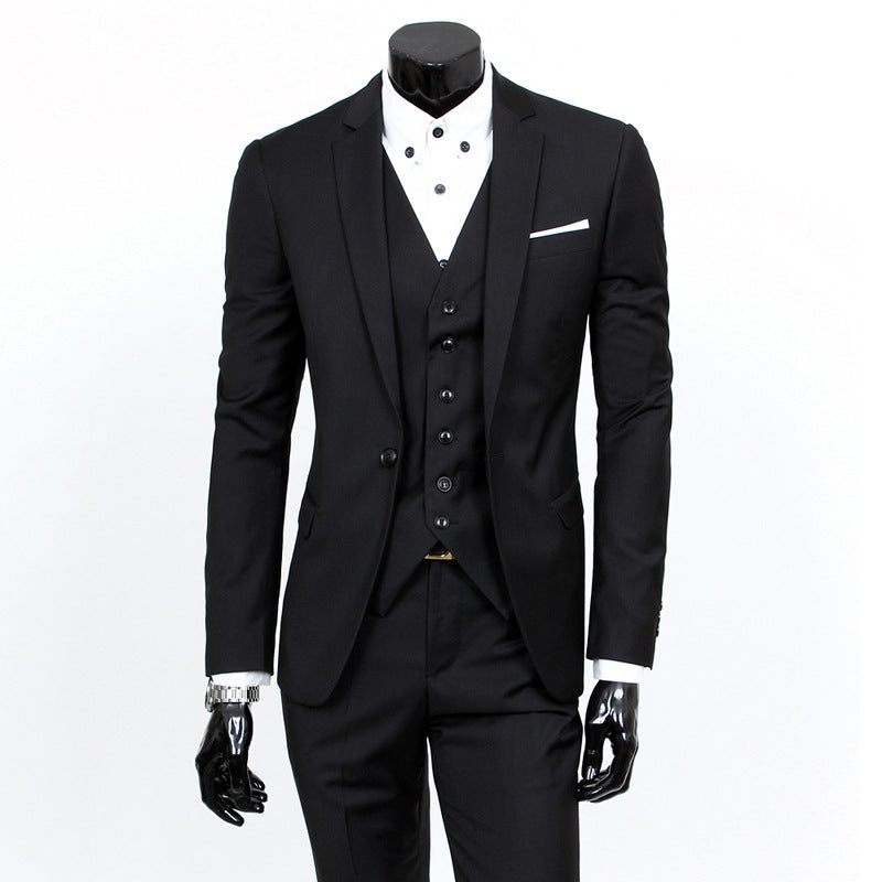 Reynard - Traje de negocios de 3 piezas elegante para hombres