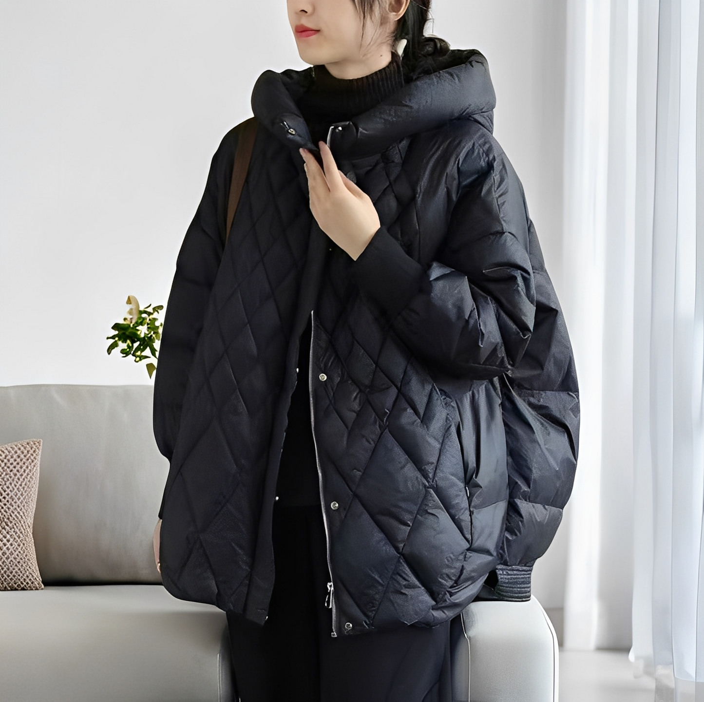 Abigail - Chaqueta de invierno con cierre para mujeres