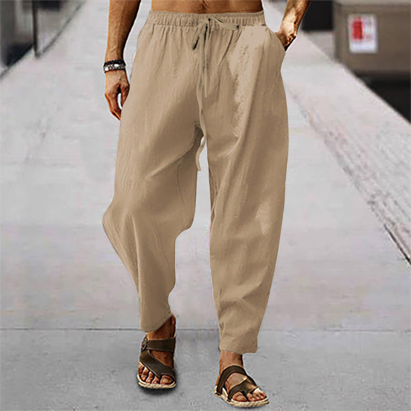 Titus – Ligero Pantalón de Playa de Algodón-Lino