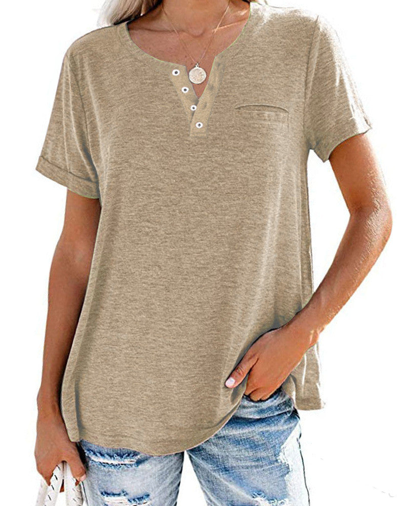 Élodie – Blusa de Mujer con Manga Corta