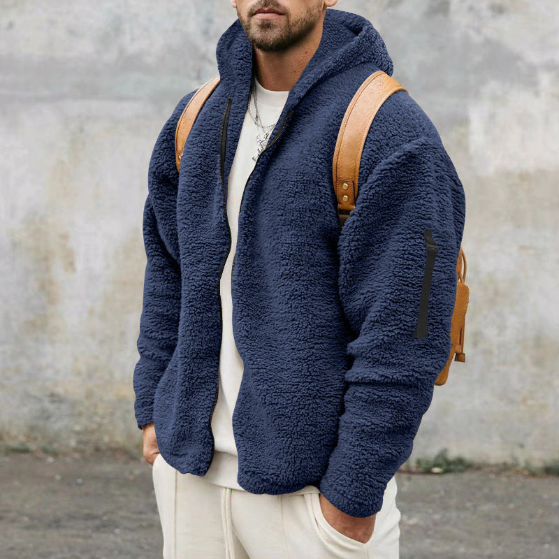 Cyan - Chaqueta de forro polar cálida