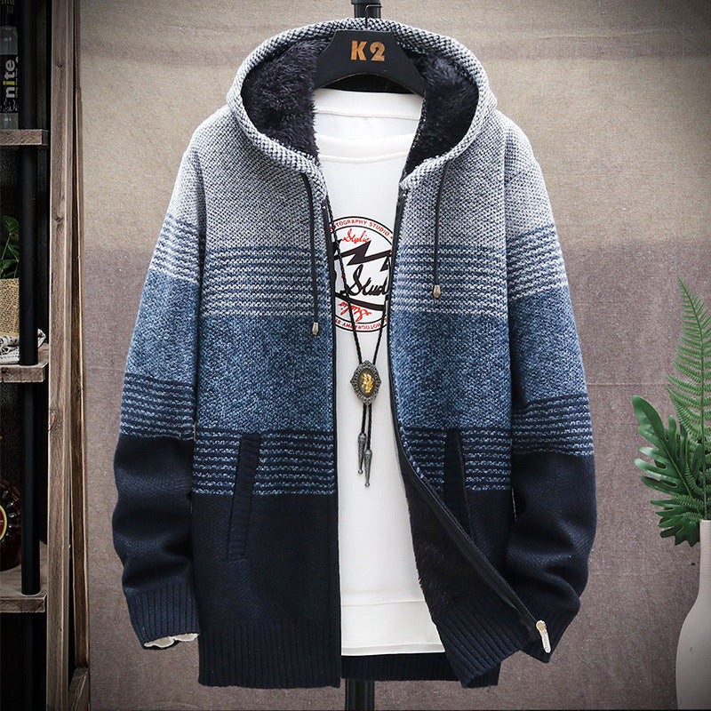 Dawson - Abrigo largo con capucha para hombre