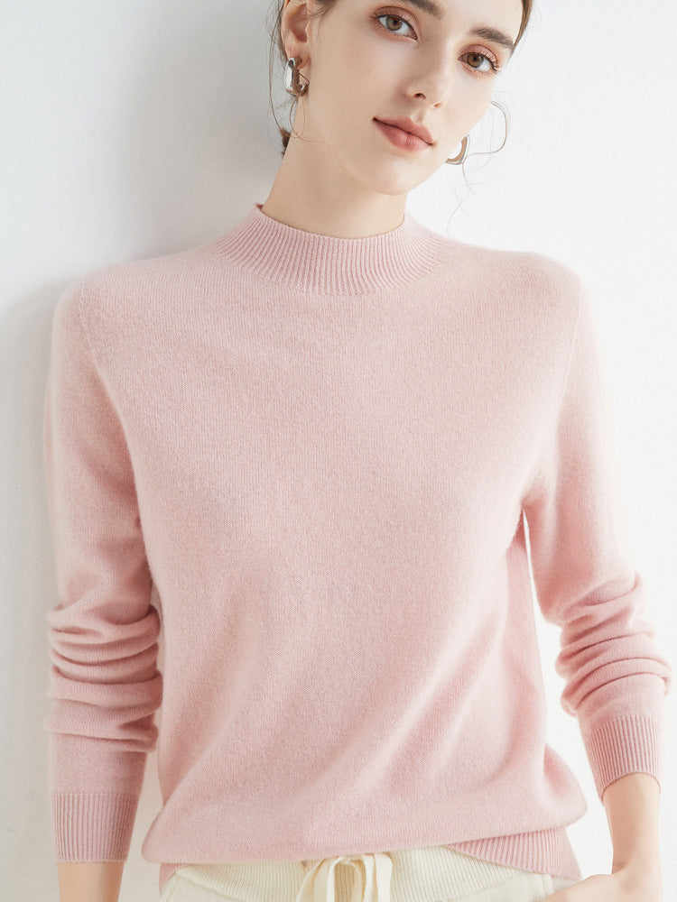Rhoda - Suéter básico de cashmere para mujeres