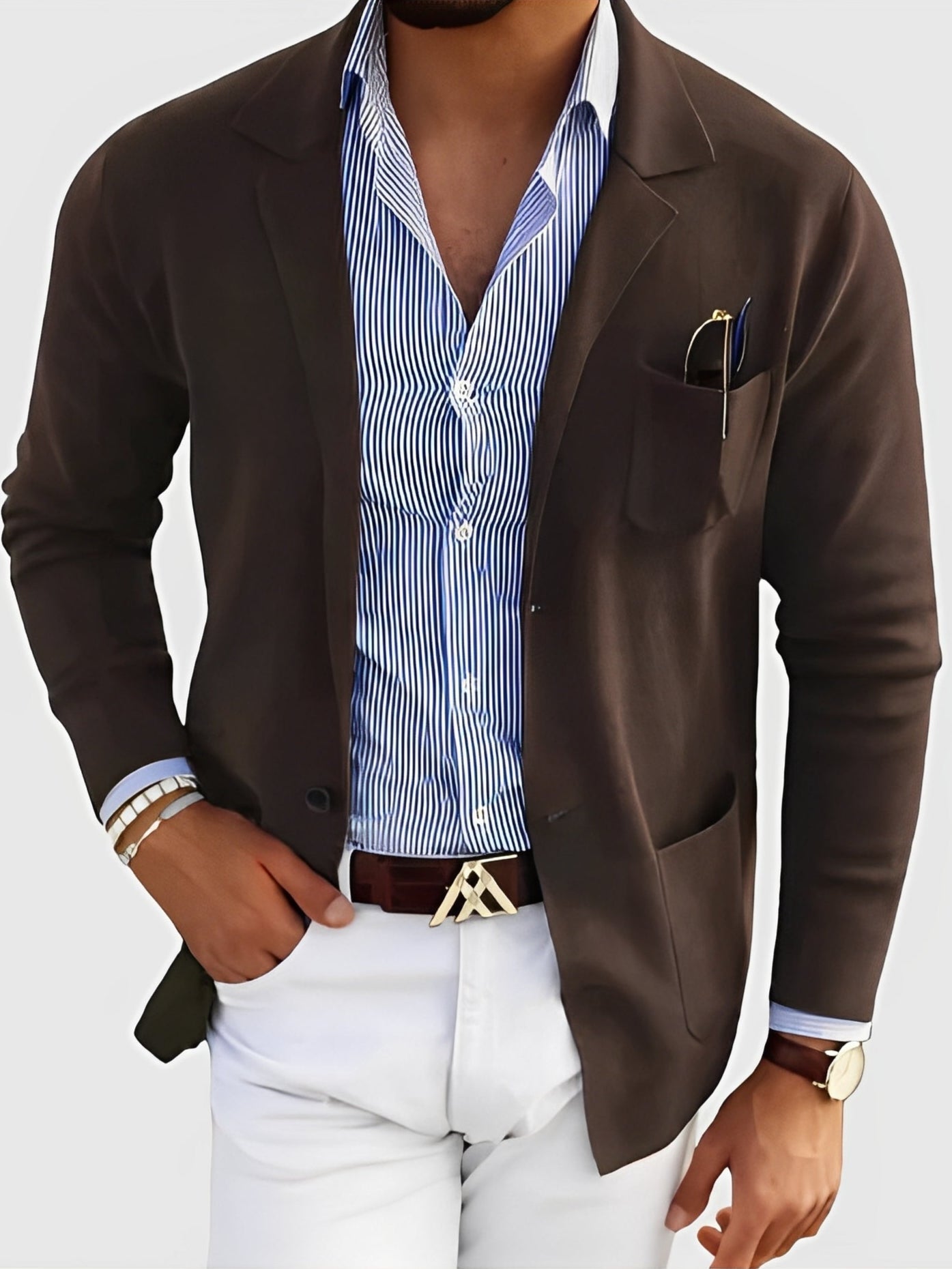 Jordan - Blazer Elegante con Bolsillos para Hombre