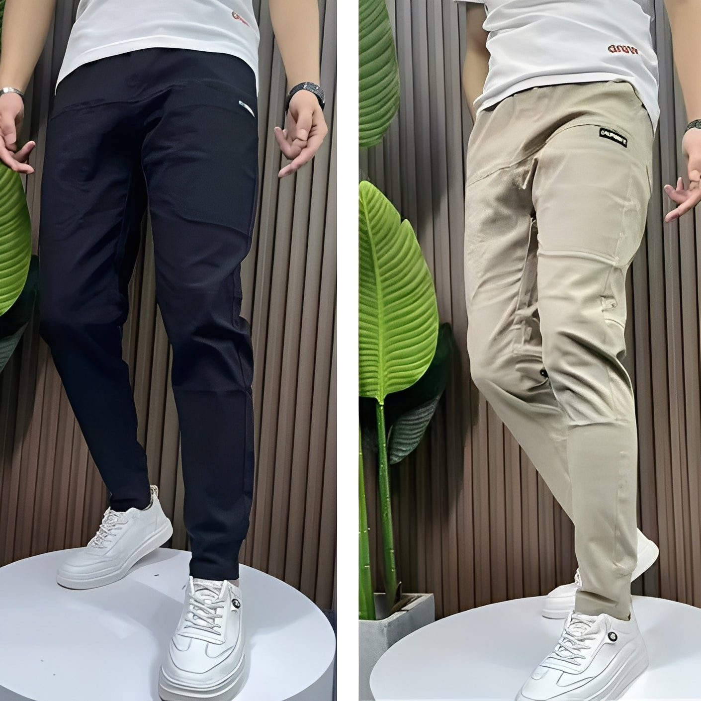Raynard - Pantalón de cargo elegante y elástico para hombres