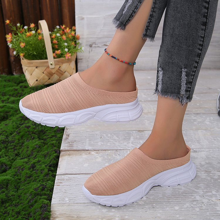 Malani - Zapato Deportivo Moderno sin Cordones con Plataforma para Mujer