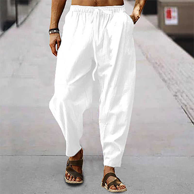 Titus – Ligero Pantalón de Playa de Algodón-Lino