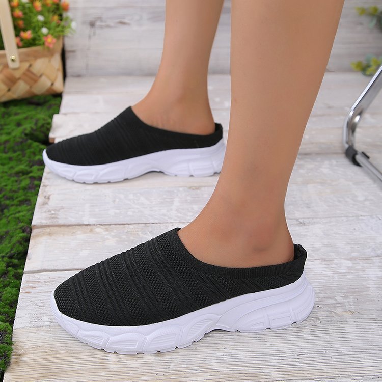 Malani - Zapato Deportivo Moderno sin Cordones con Plataforma para Mujer