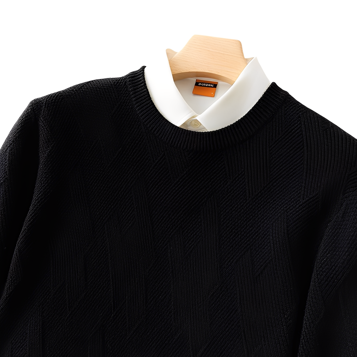 Winfred - Suéter elegante de cashmere con ajuste amplio para hombres