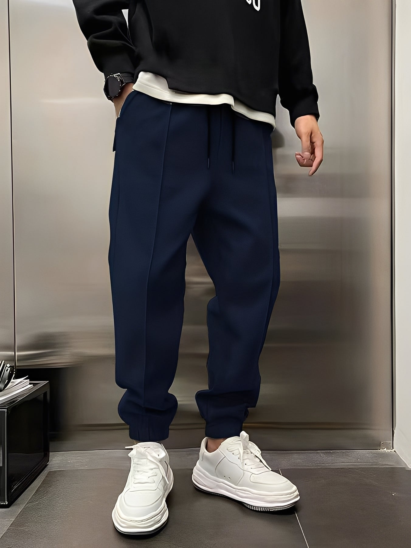Wallace - Pantalones sueltos informales para hombres