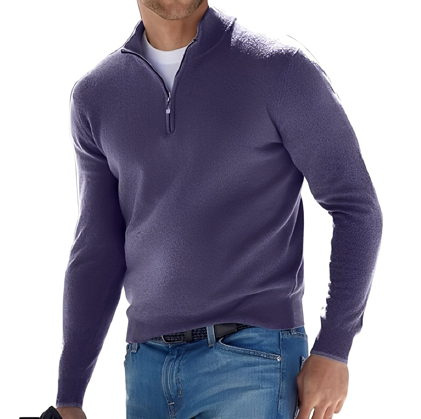 Kennith - Chaqueta informal con cremallera para hombres