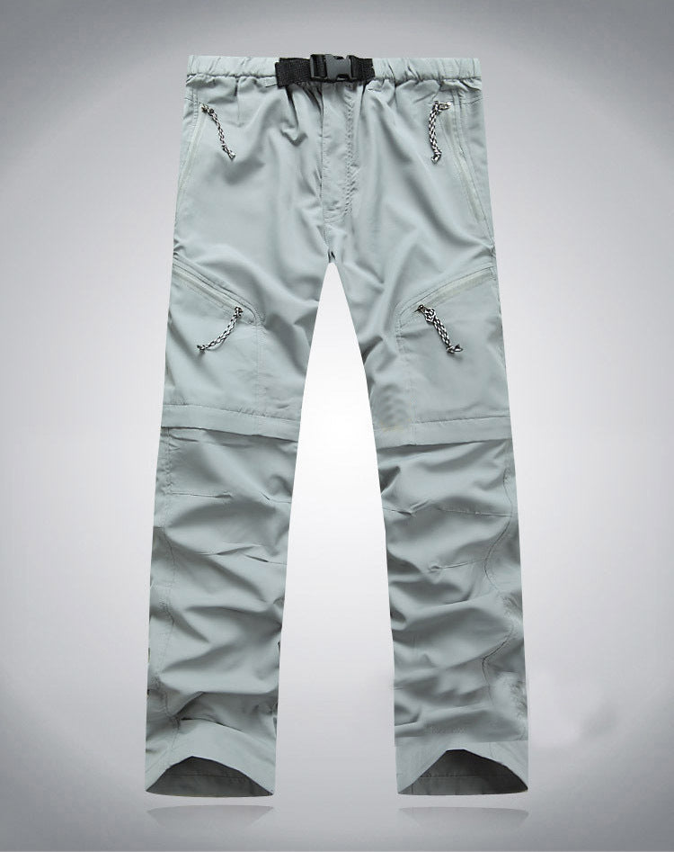 Derryl - Pantalón práctico con cremallera desmontable para hombres