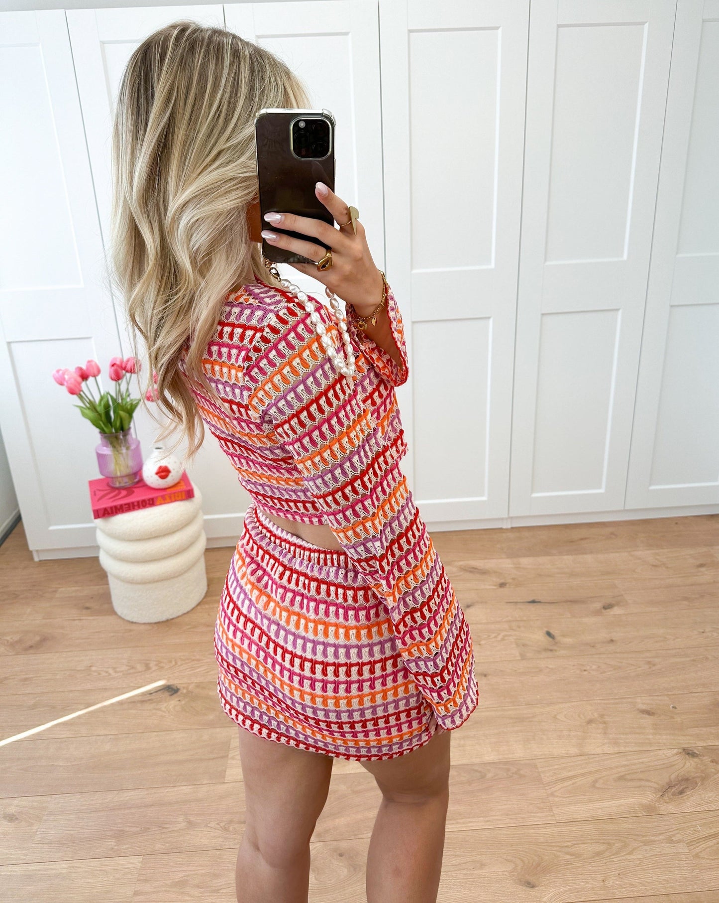 Giada – Conjunto Top Corto y Minifalda