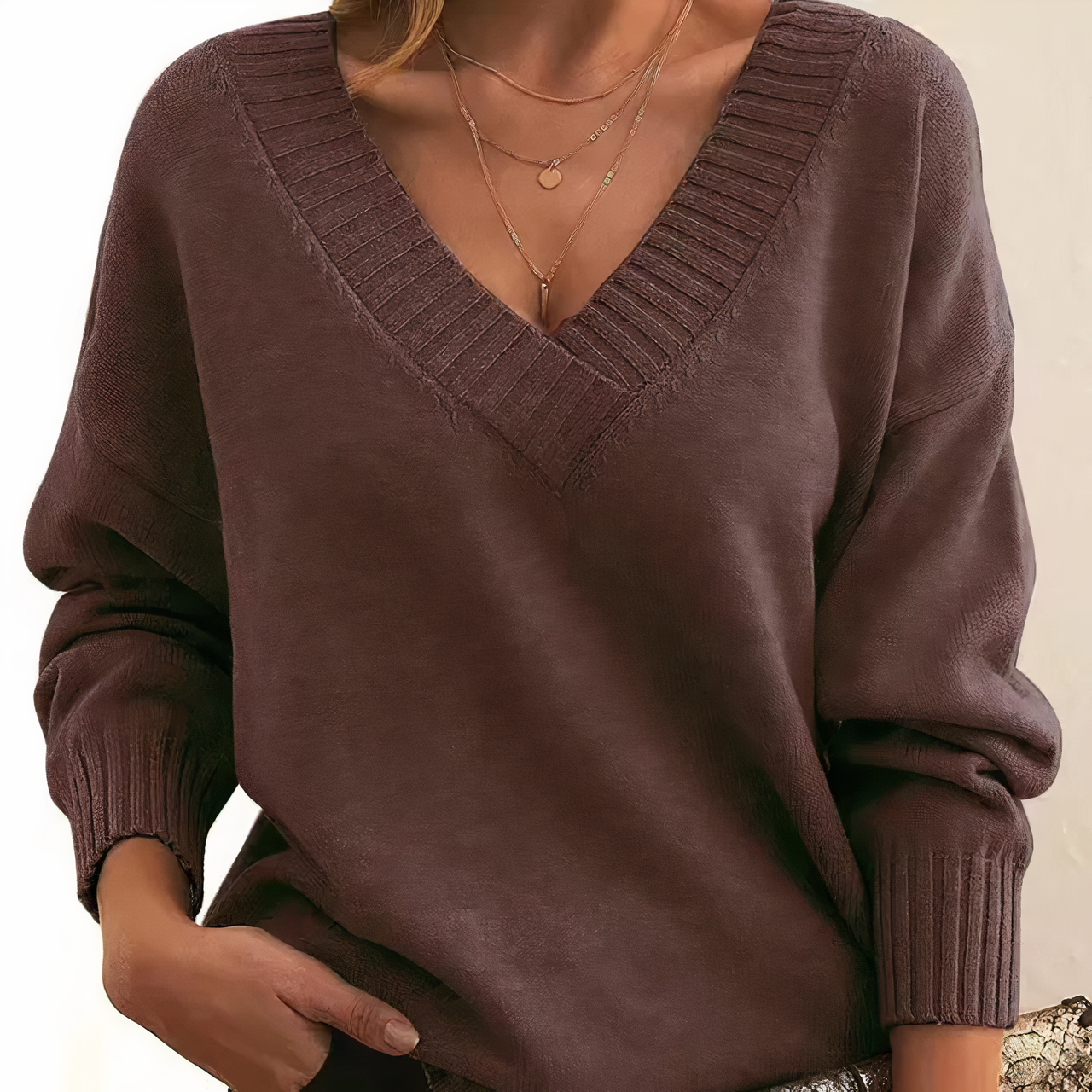 Otoño – Suéter Elegante de Cachemira