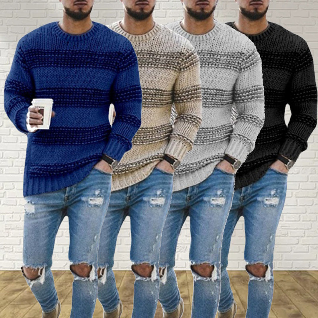 Carlo – Cálido suéter de punto para hombres