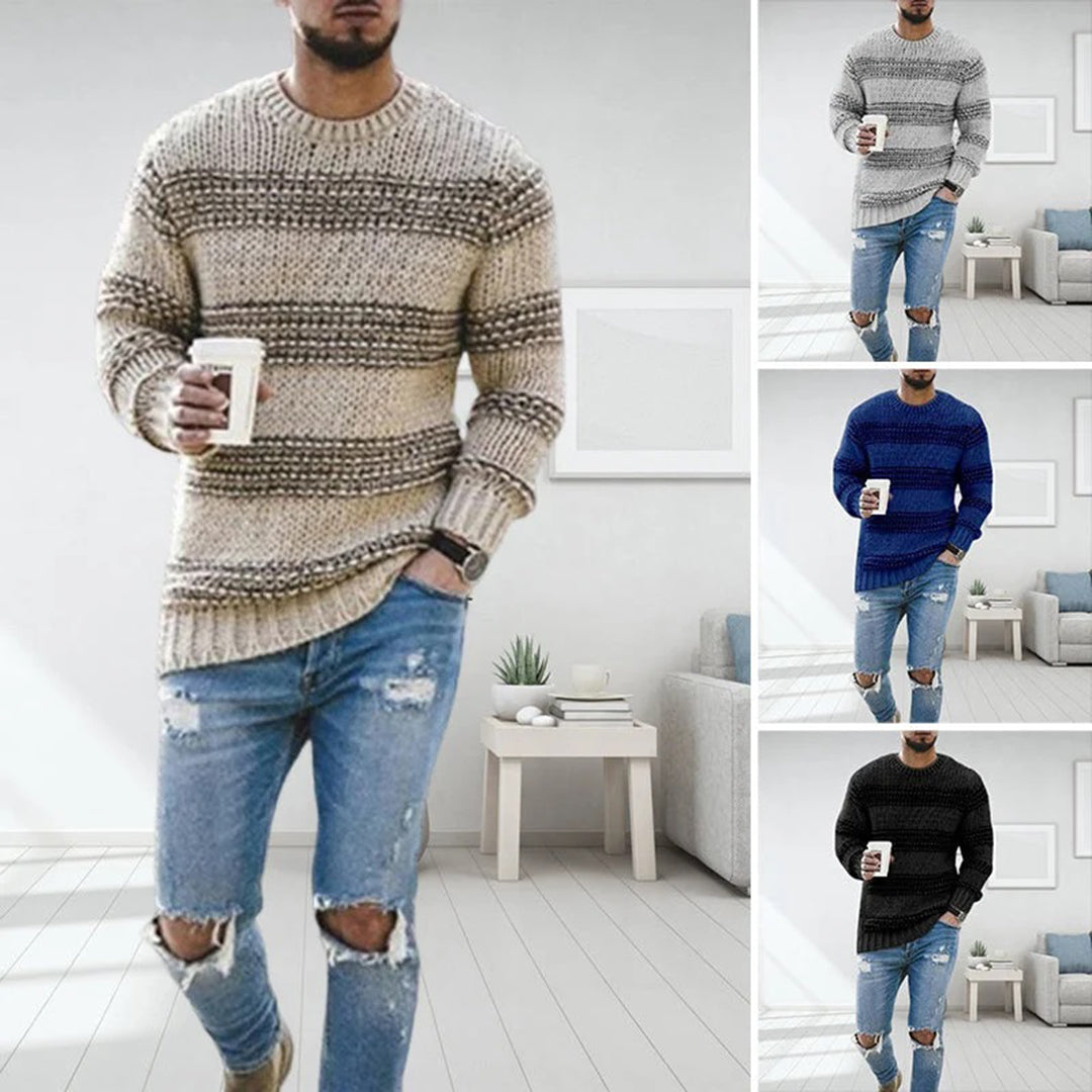 Carlo – Cálido suéter de punto para hombres