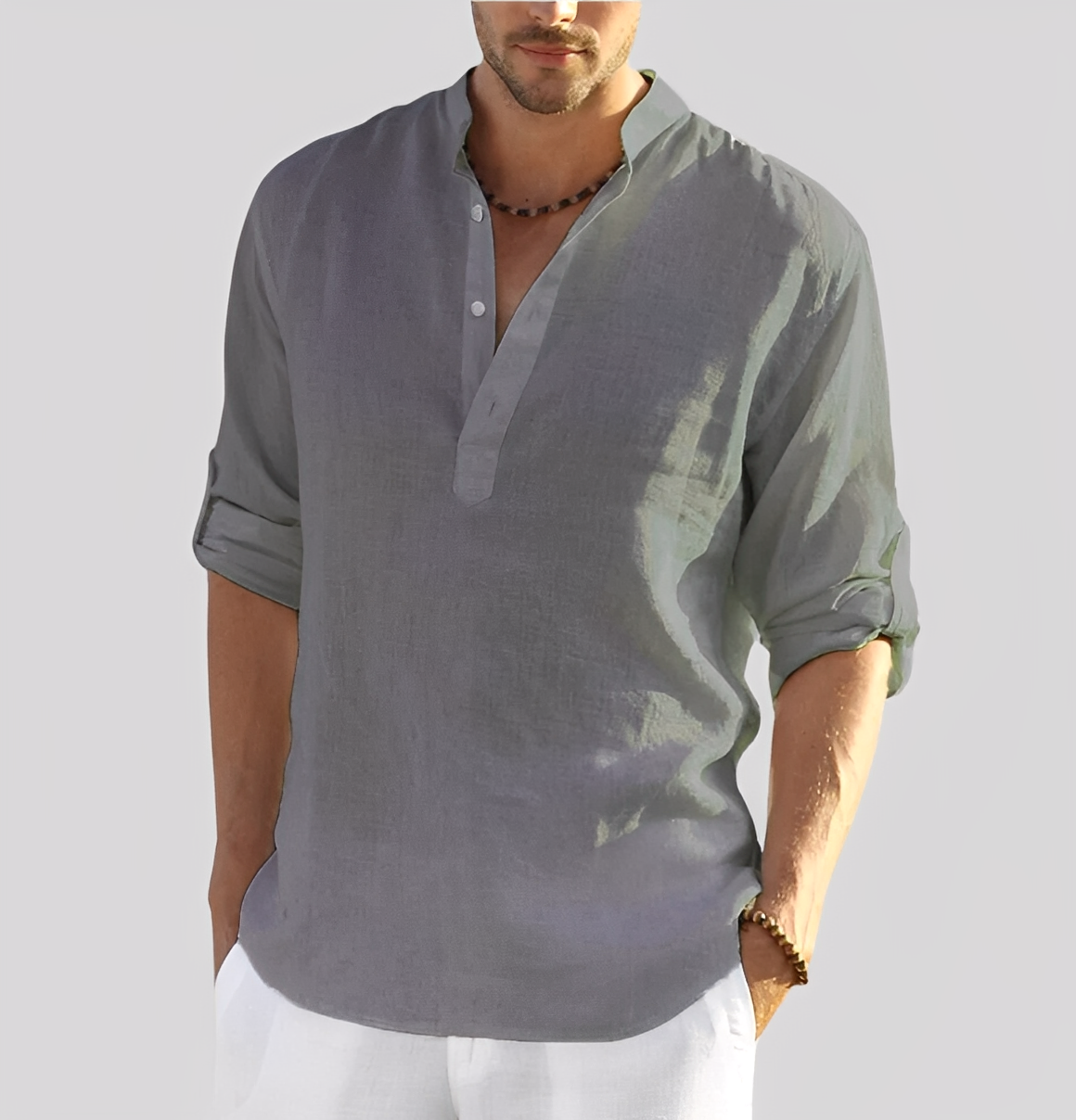 Adriano – Camisa de Lino para Hombres