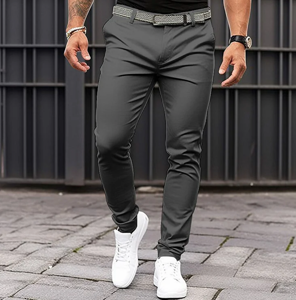 Lorenz – Elegante Pantalones de Negocios para Hombres