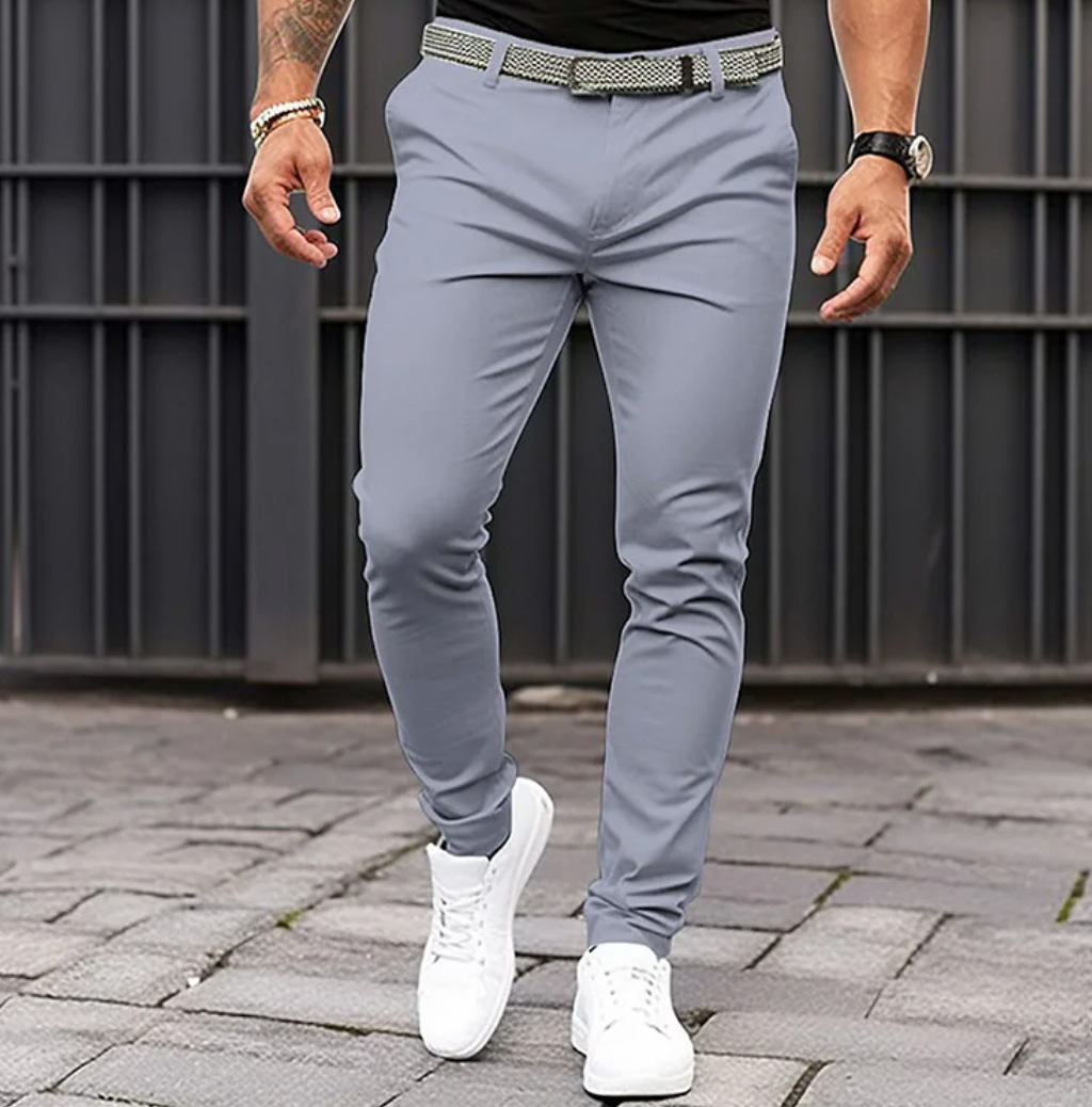Lorenz – Elegante Pantalones de Negocios para Hombres