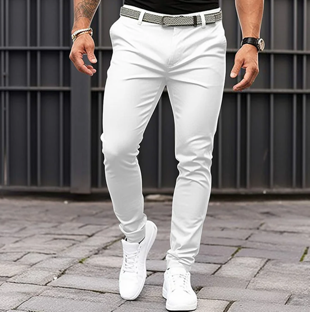 Lorenz – Elegante Pantalones de Negocios para Hombres