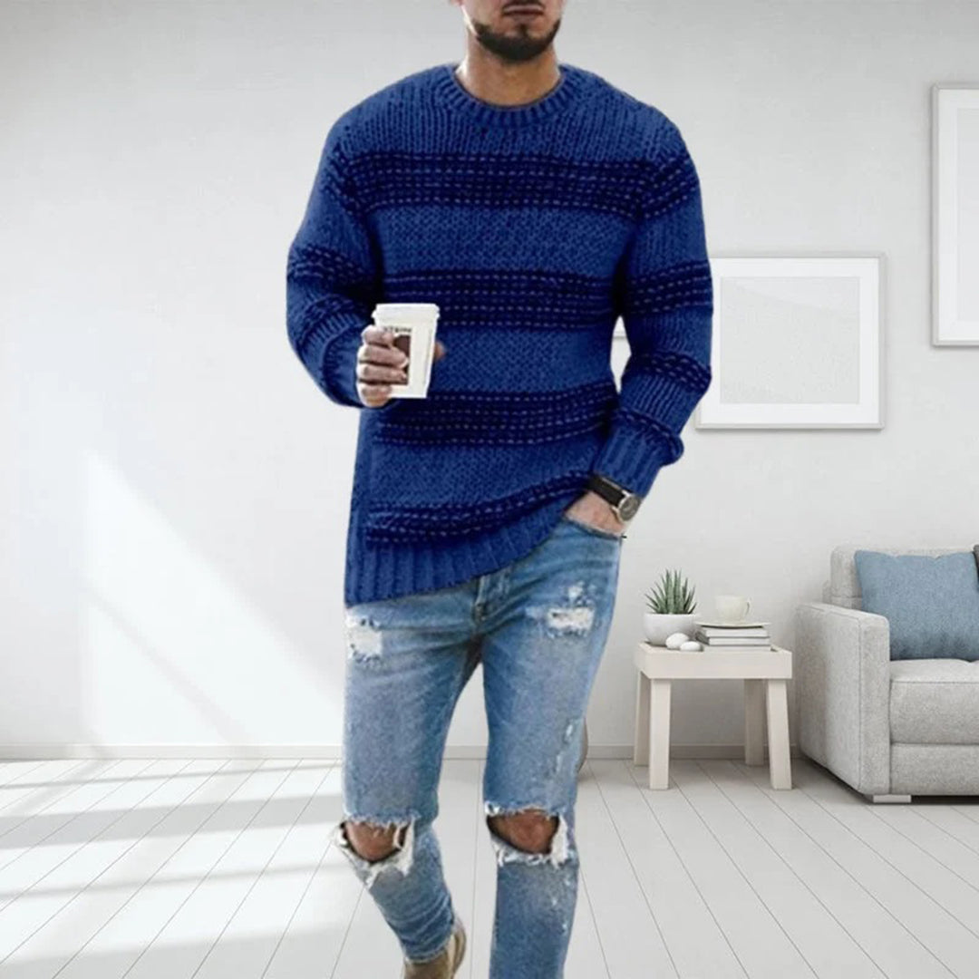 Carlo – Cálido suéter de punto para hombres