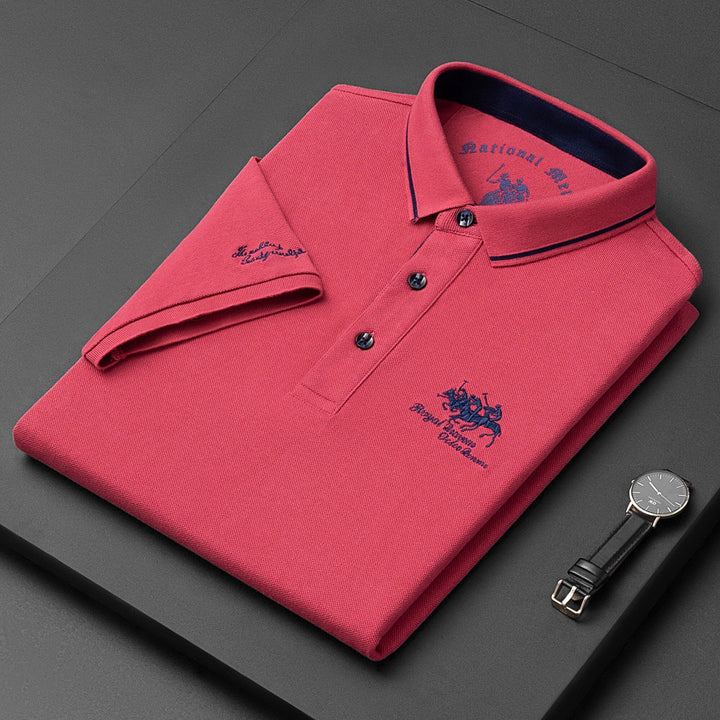 Taro – Cómoda camiseta polo para hombre con botones