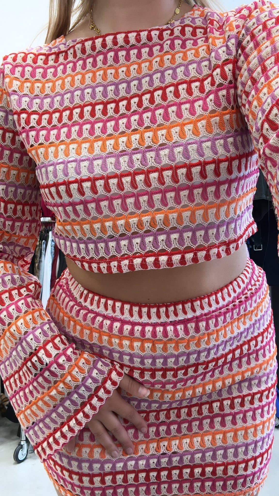 Giada – Conjunto Top Corto y Minifalda