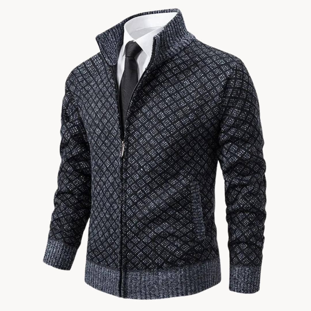 Julien – Cuello Alto con Diseño Tejido