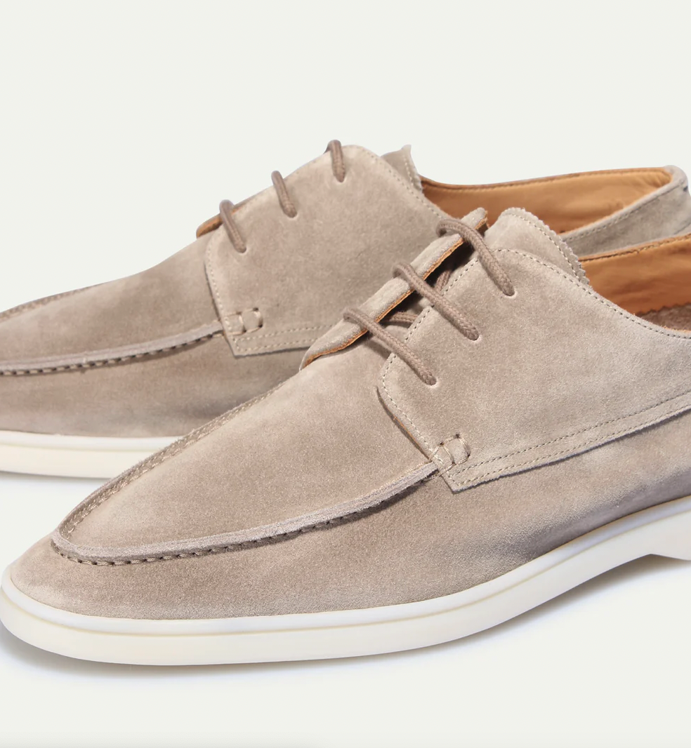 Vilano – Zapatos de cuero tipo mocasín para hombres