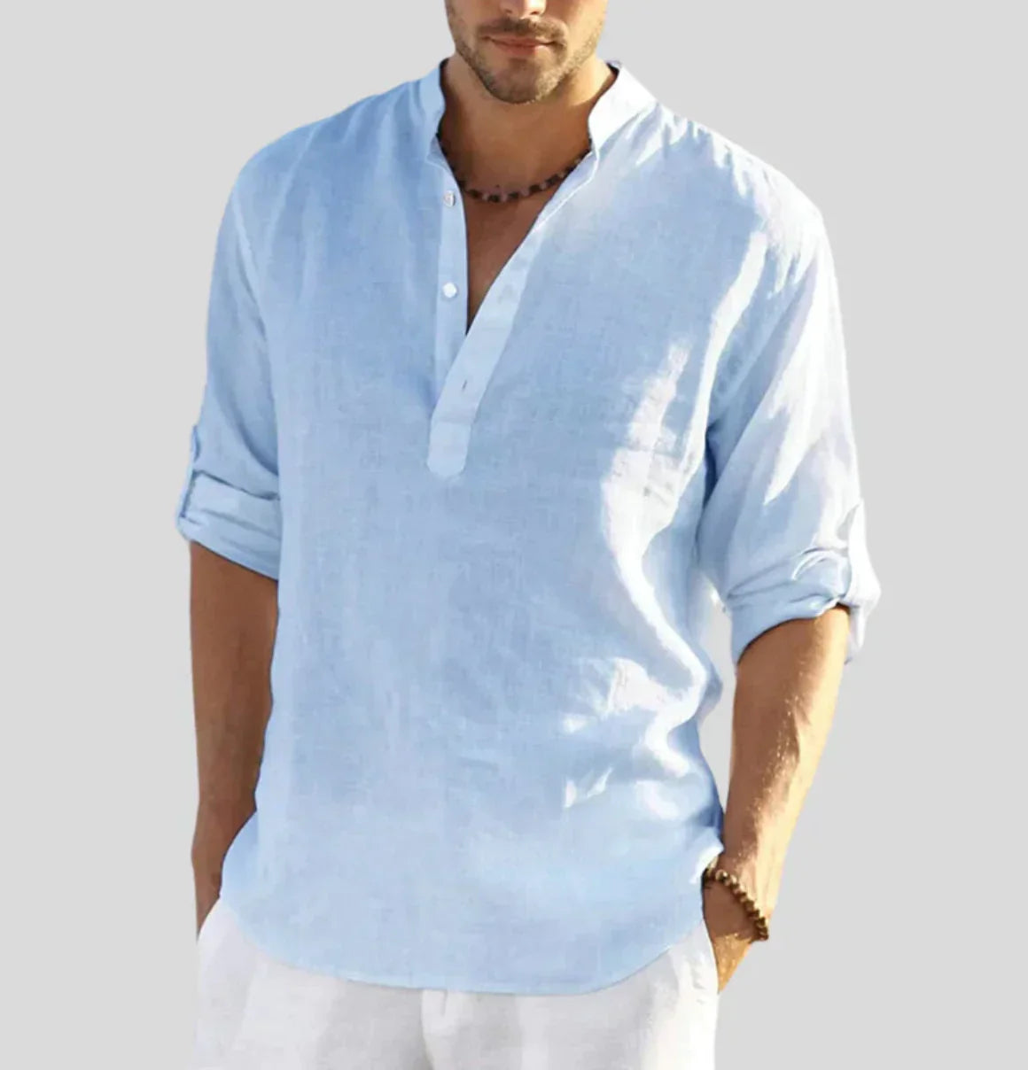 John – Camisa de lino para hombre