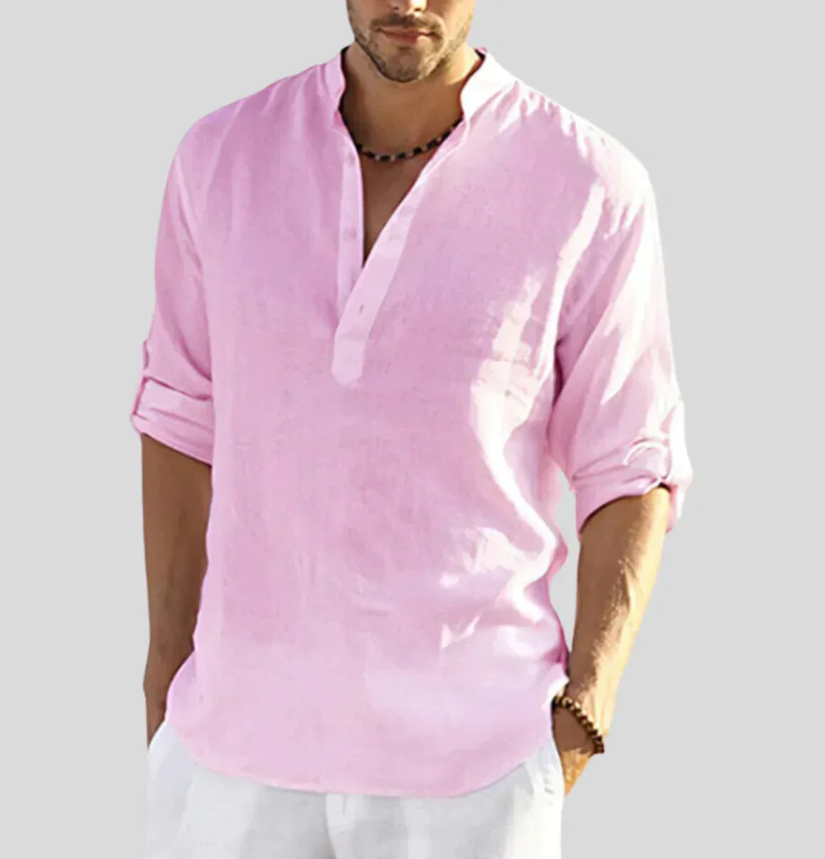 John – Camisa de lino para hombre