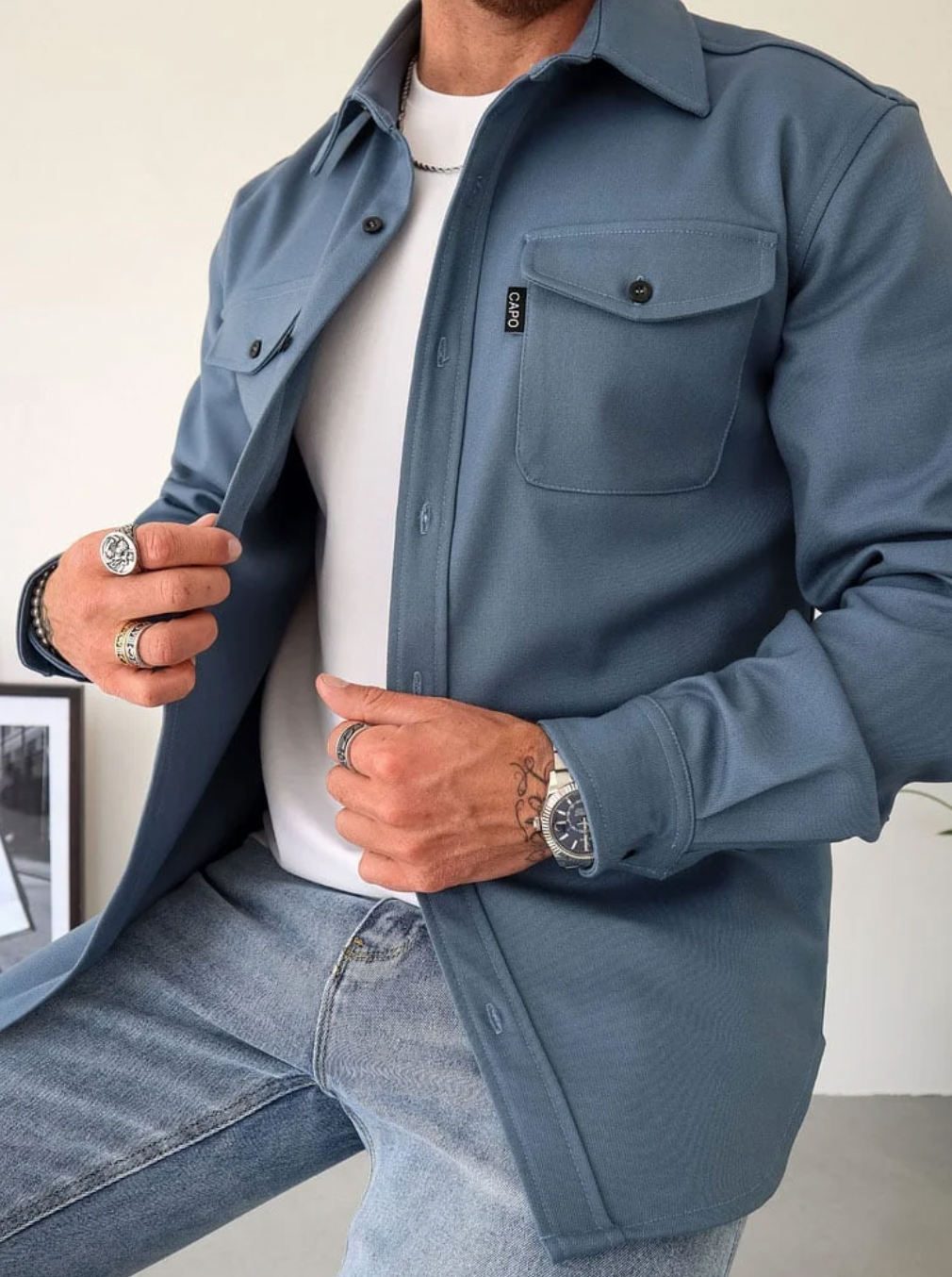 Ivan - Camisa de Hombre, Ajuste Moderno, Elegante & Cómoda