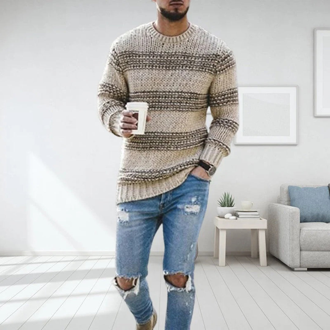 Carlo – Cálido suéter de punto para hombres