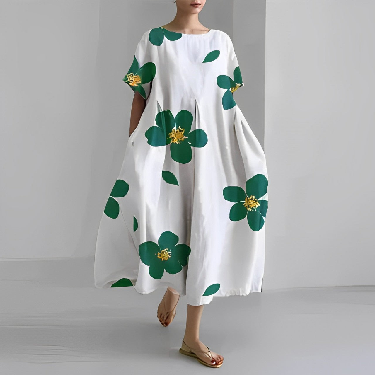 Ronja – Vestido Suelto Impreso