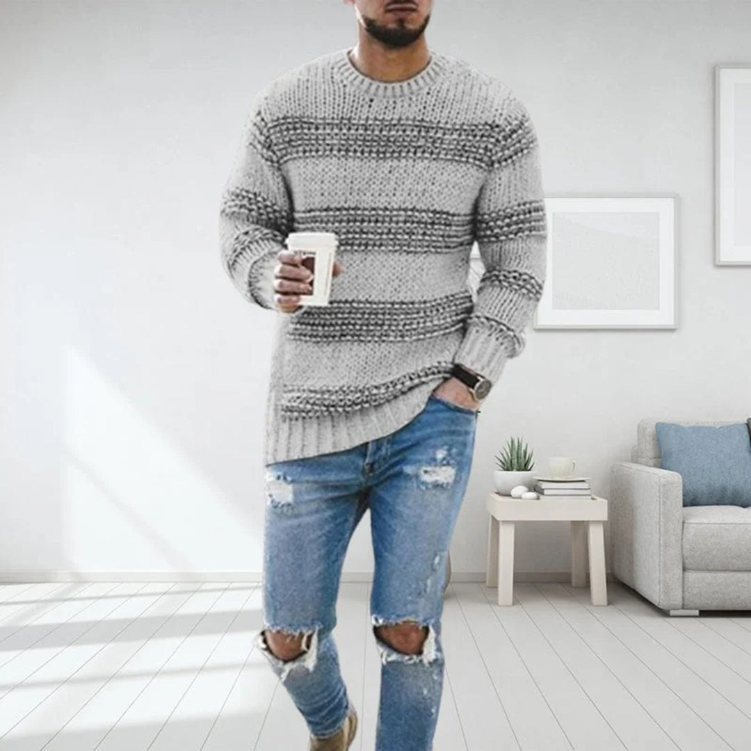 Carlo – Cálido suéter de punto para hombres