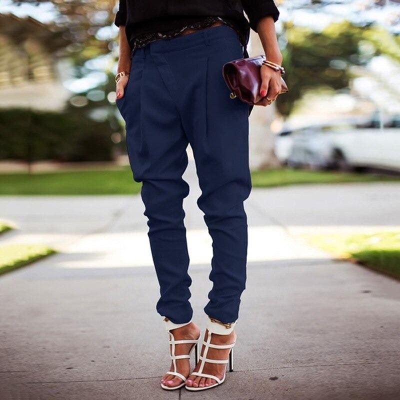 Piper – Pantalones elegantes con tiro alto