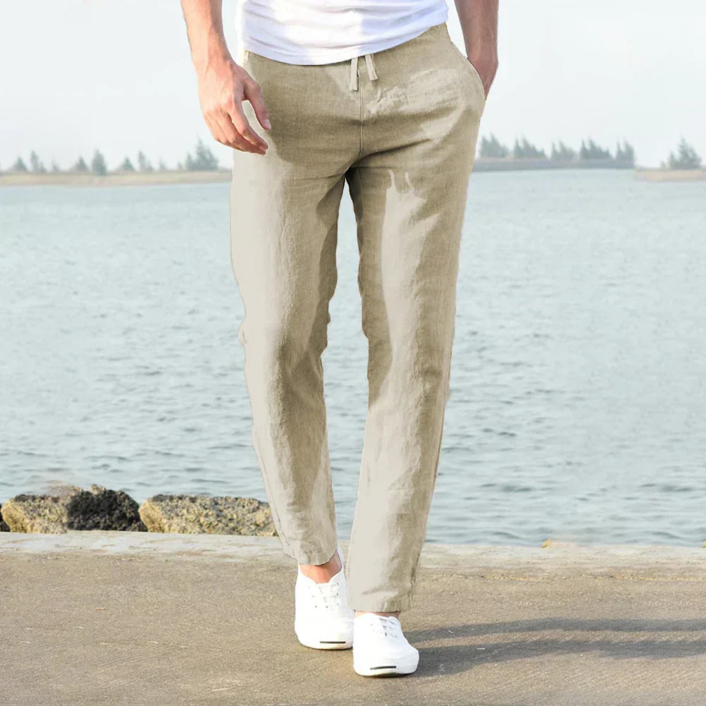 Immanuel – Elegante Pantalón de Lino Hombre